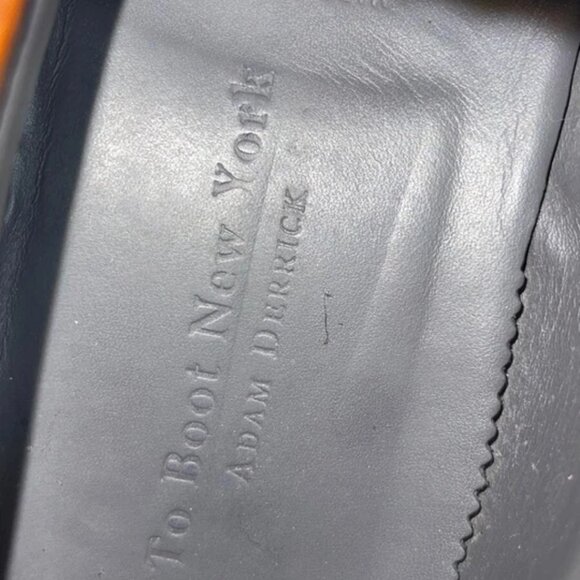 To Boot New York Adam Derrick 60751 Penny Loafer Brown Leather Dress Mens Sz 12 - Picture 7 of 11